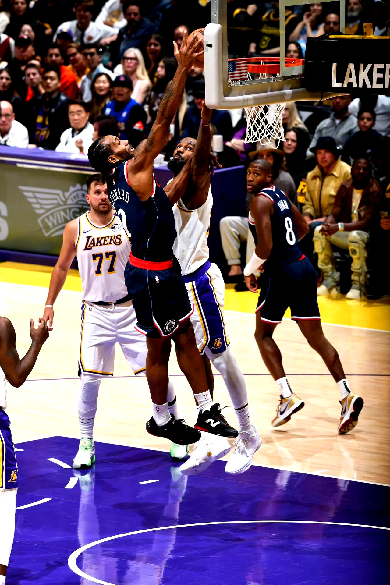 快船绝杀湖人，范弗利特惊艳四座